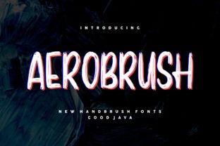 Aerobrush: A Bold Display Font for Modern Campaigns