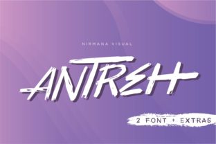 Antreh: A Bold Display Font for Web Design