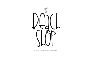Beach Shop: A Handwritten Font for Bold Campaigns