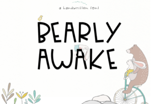 Bearly Awake: A Whimsical Display Font for Branding