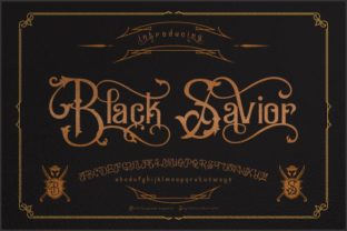 Black Savior: A Bold Display Font for Web Design