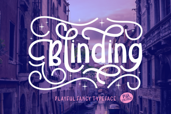 Blinding Typeface: A Bold Display Font for Editorial Design