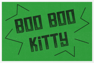 Boo Boo Kitty: A Retro Display Font for Bold Campaigns