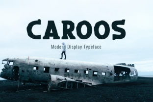 Caroos: A Modern Display Font for Web Design