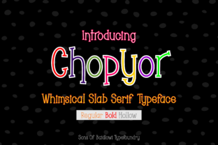 Chopyor: A Playful Display Font for Social Campaigns
