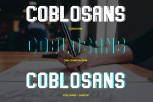 Coblosans: A Display Font for Bold Branding