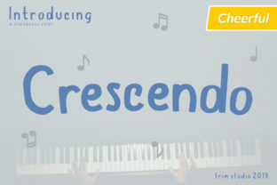 Crescendo: A Bold Display Font for Memorable Brands