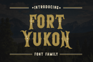Fort Yukon: A Bold Vintage Font for Makers