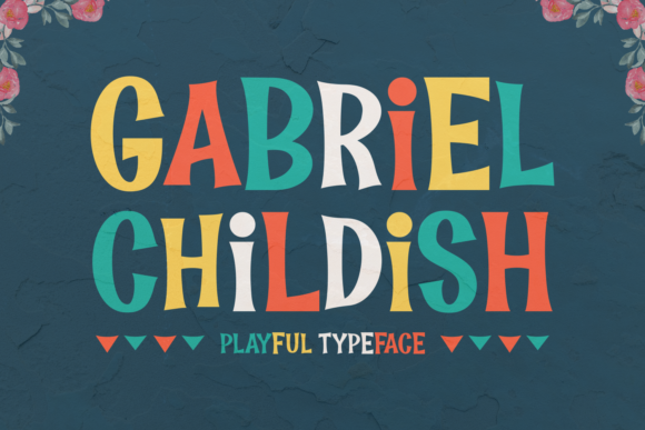 Gabriel Childish: A Playful Display Font for Bold Marketing