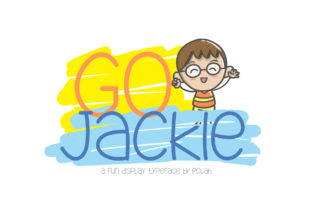 Go Jackie: A Playful Display Font for Editorial Design