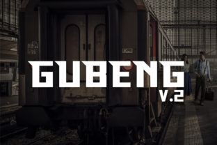 Gubeng V.2: A Modern Display Font for Editorial Design