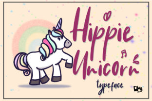 Hippie Unicorn: A Whimsical Display Font for Makers