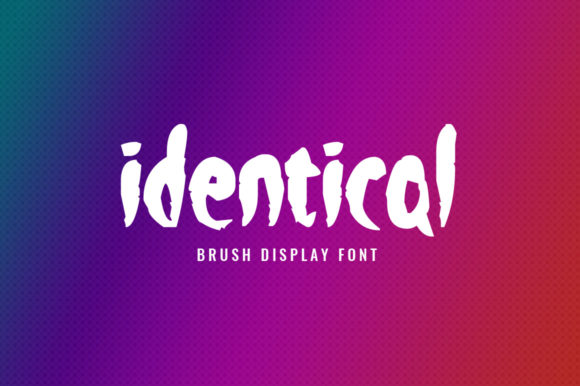 Identical: A Bold Display Font for Makers