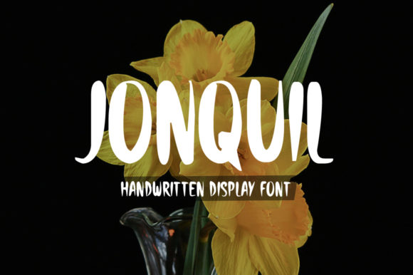Jonquil: A Handwritten Display Font for Bold Branding