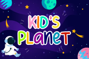 Kid s Planet: A Playful Display Font for Web Design