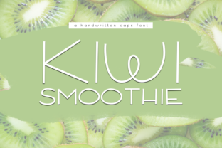 Kiwi Smoothie: A Fresh Display Font for Web Design