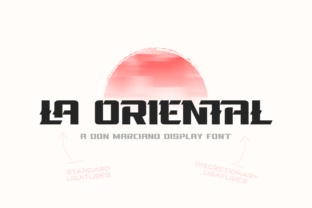 La Oriental: A Bold Display Font for Web Design