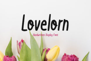 Lovelorn: A Romantic Display Font for Editorial Design
