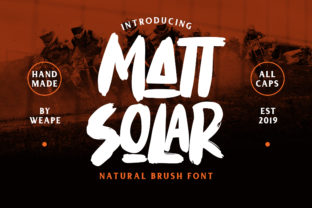 Mattsolar: A Bold Display Font for Modern Campaigns