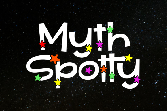 Myth Spotty: A Starry Display Font for Makers