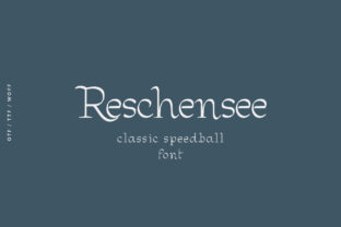Reschensee: A Bold Display Font for Campaigns