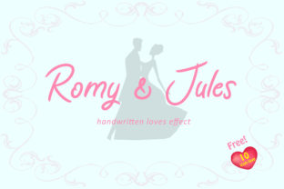 Romy Jules: A Romantic Display Font for Branding