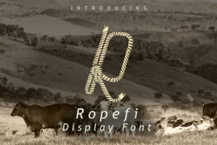 Ropefi: A Vintage Display Font for Web Design