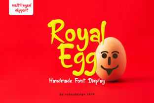 Royal Egg: A Playful Display Font for Web Design
