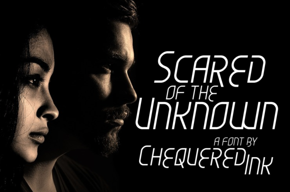 Scared of the Unknown: A Bold Display Font for Marketers