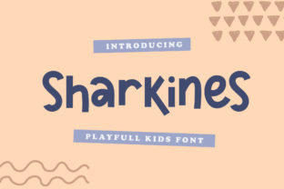 Sharkines: A Playful Display Font for Editorial Design