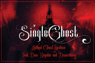 Single Ghost: A Gothic Display Font for Web Design