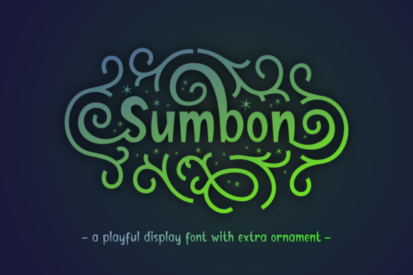 Sumbon: A Bold Display Typeface for Modern Brands