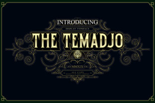 Temadjo: A Display Font for Modern Web Design
