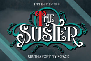 The Suster: A Playful Display Font for Crafters
