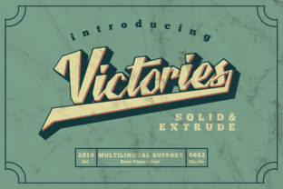 Victories: A Bold Display Font for Web Design