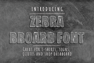 Zebra BBoard: A Bold Display Font for Marketers